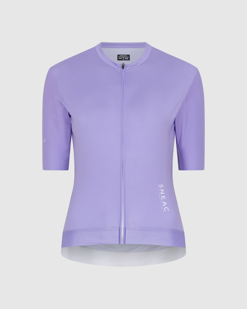 Wielershirt kort - Kristin - Lila