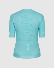 Wielershirt kort - Fabiana - Turquoise