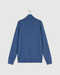 Trui met rits - Antonio - Blauw