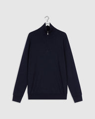 Trui met rits - Antonio - Donkerblauw