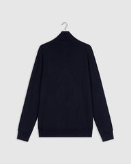 Trui met rits - Antonio - Donkerblauw