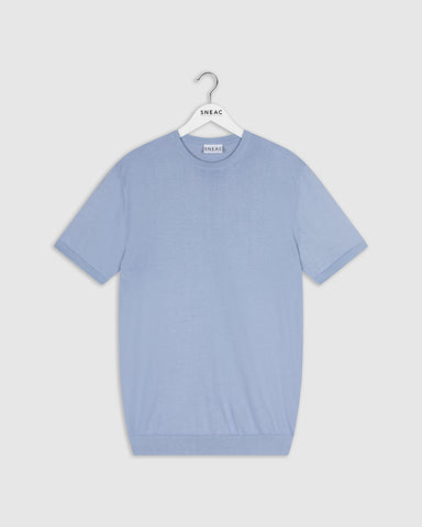 T-shirt korte mouw - Moreno - Staalblauw
