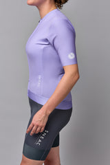 Wielershirt kort - Kristin - Lila