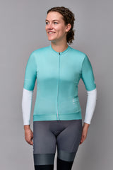 Wielershirt kort - Fabiana - Turquoise