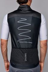Wielervest - Windvest - Zwart