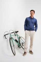 Polo -Claudio- Staalblauw