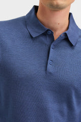 Polo -Claudio- Staalblauw
