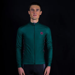 Wielershirt lange mouw - Fabio L - Groen