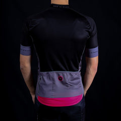 Wielershirt korte mouw - Thomas S - Zwart