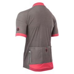 Wielershirt kort - Sean M - Grijs